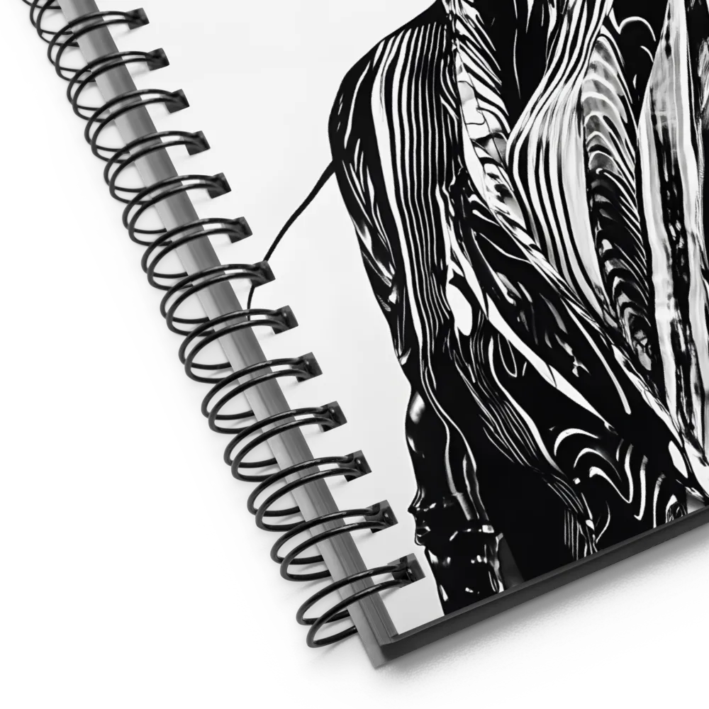 Optical Illusion Fashion 
 Spiral Notebook | 140 pages