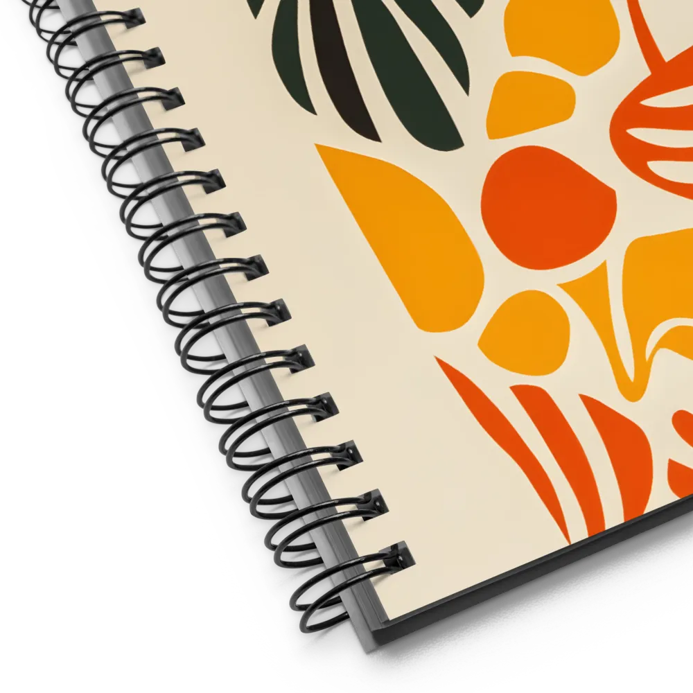 Organic Silhouette 
 Spiral Notebook | 140 pages