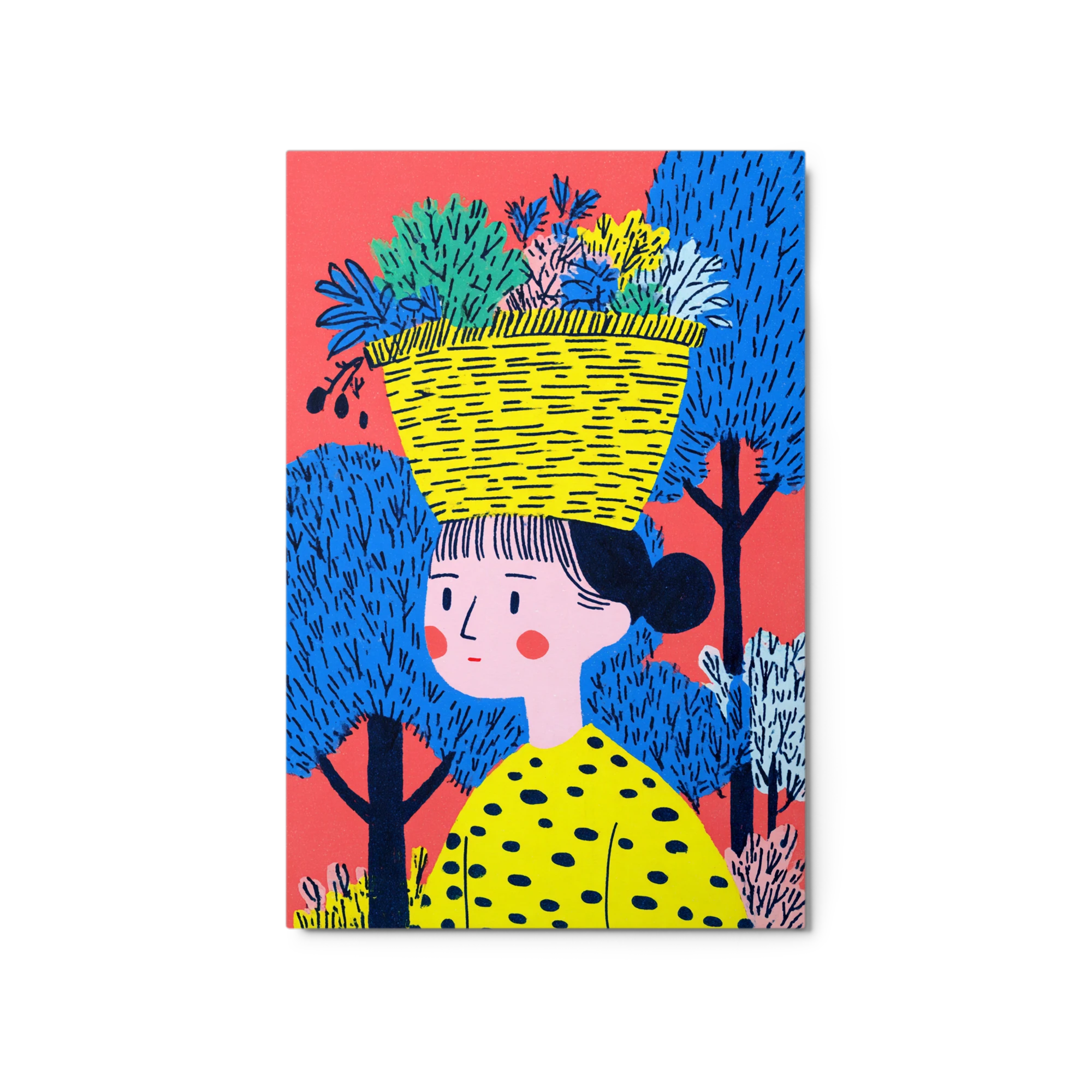 Harvest Basket Woman