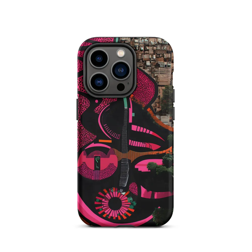 Topographic Echoes of the Favela | Phone Case