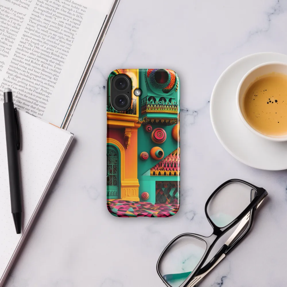Dreamlike Cityscape Abstract 
 iPhone 17 Pro Max | Snap Case