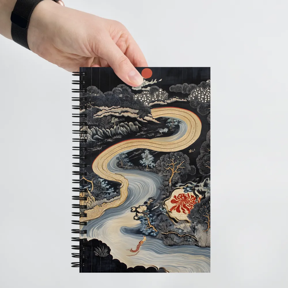 Dragon River Tapestry 
 Spiral Notebook | 140 pages