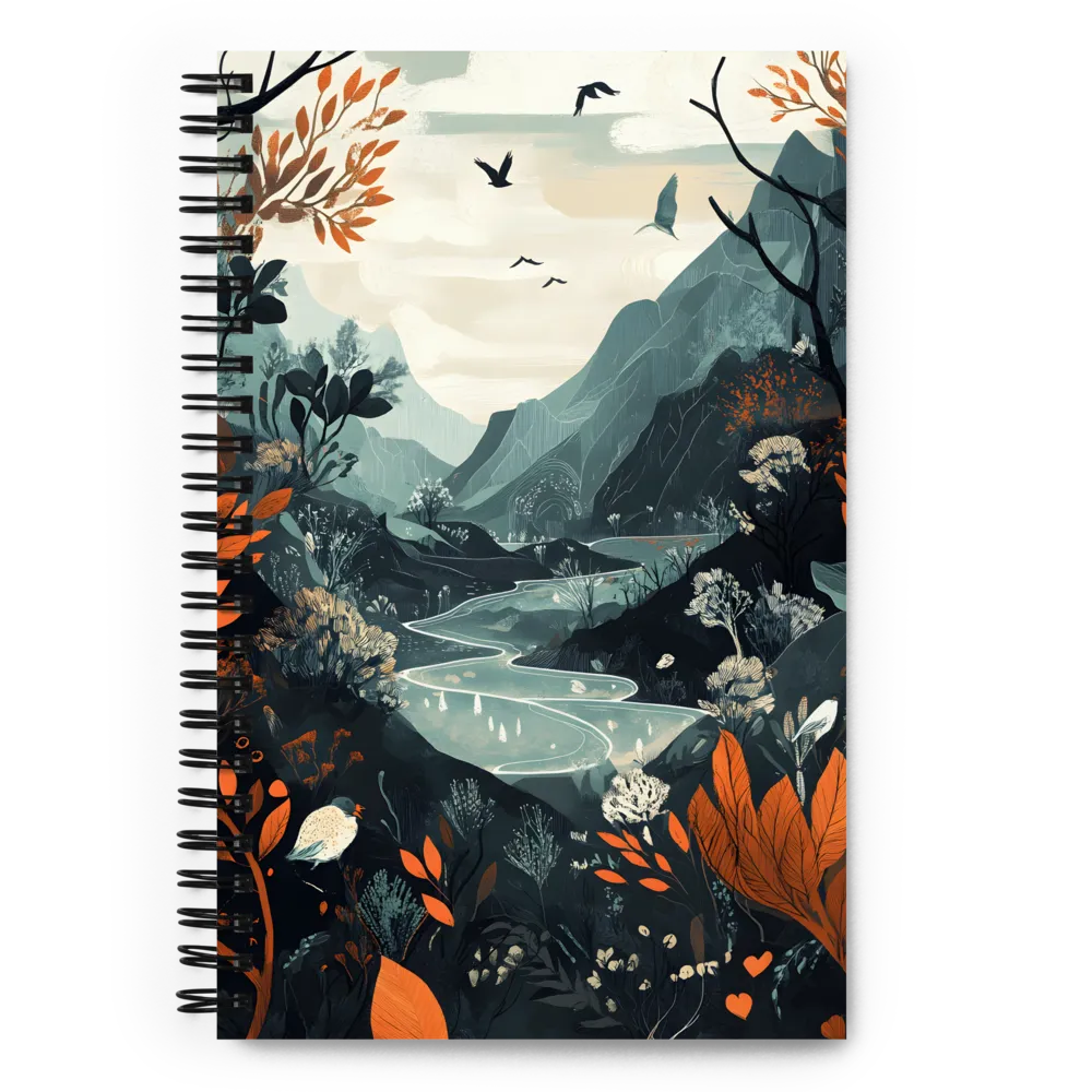Whispers of the Wild River 
 Spiral Notebook | 140 pages