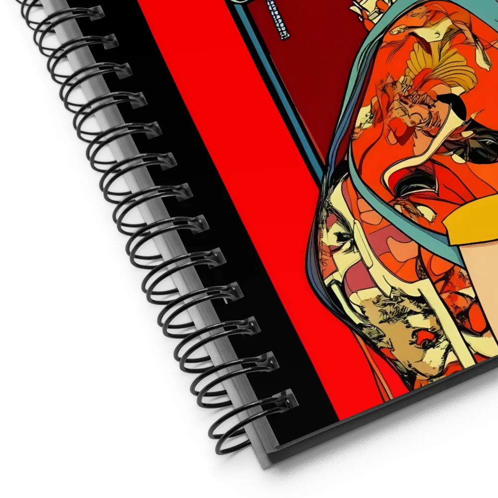 Crimson Gaze 
 Spiral Notebook | 140 pages