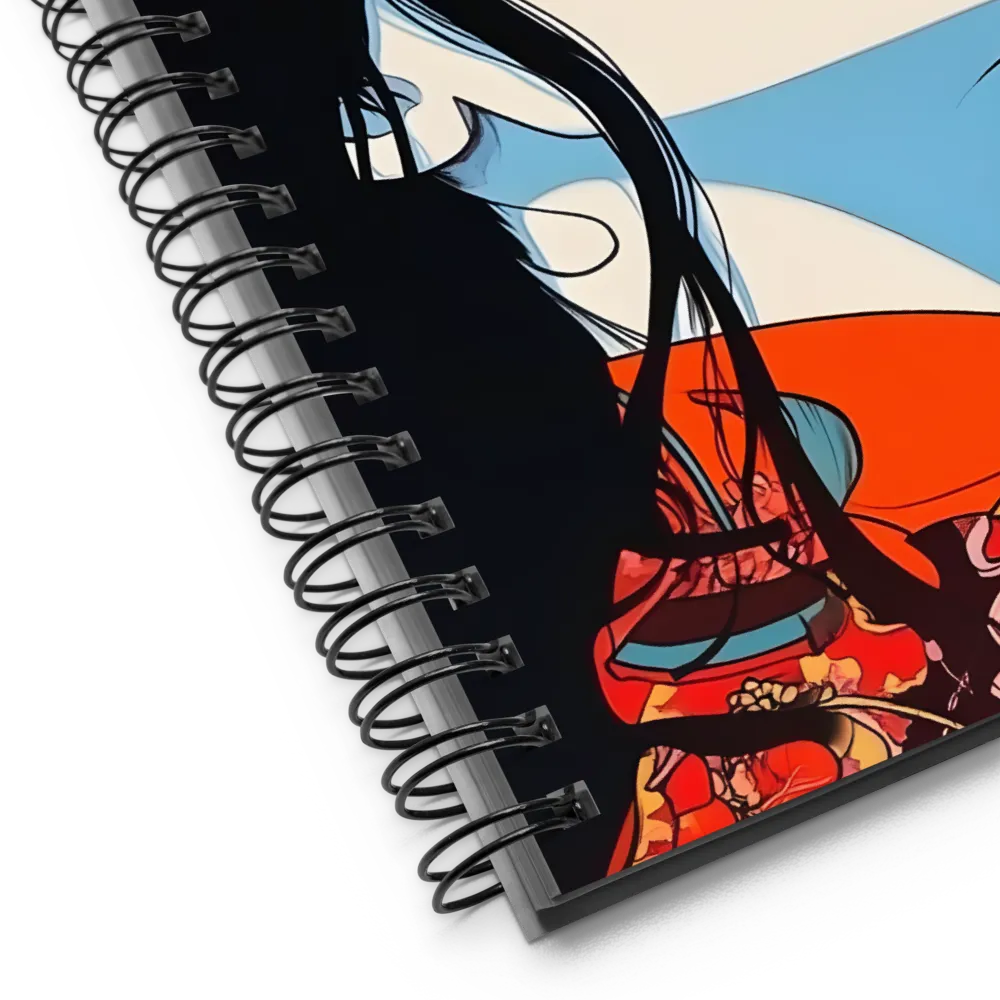 Crimson Gaze 
 Spiral Notebook | 140 pages