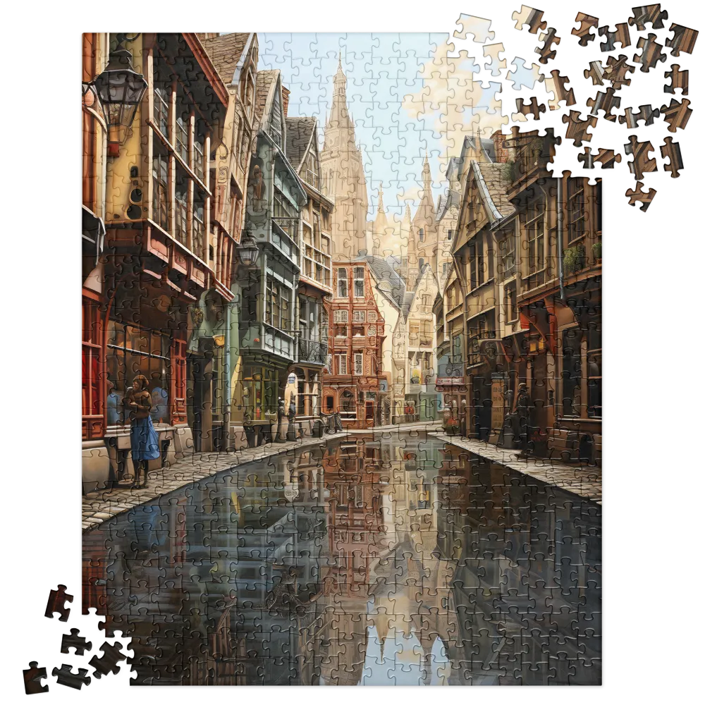 Enchanted City Reflections 
 Jigsaw Puzzle