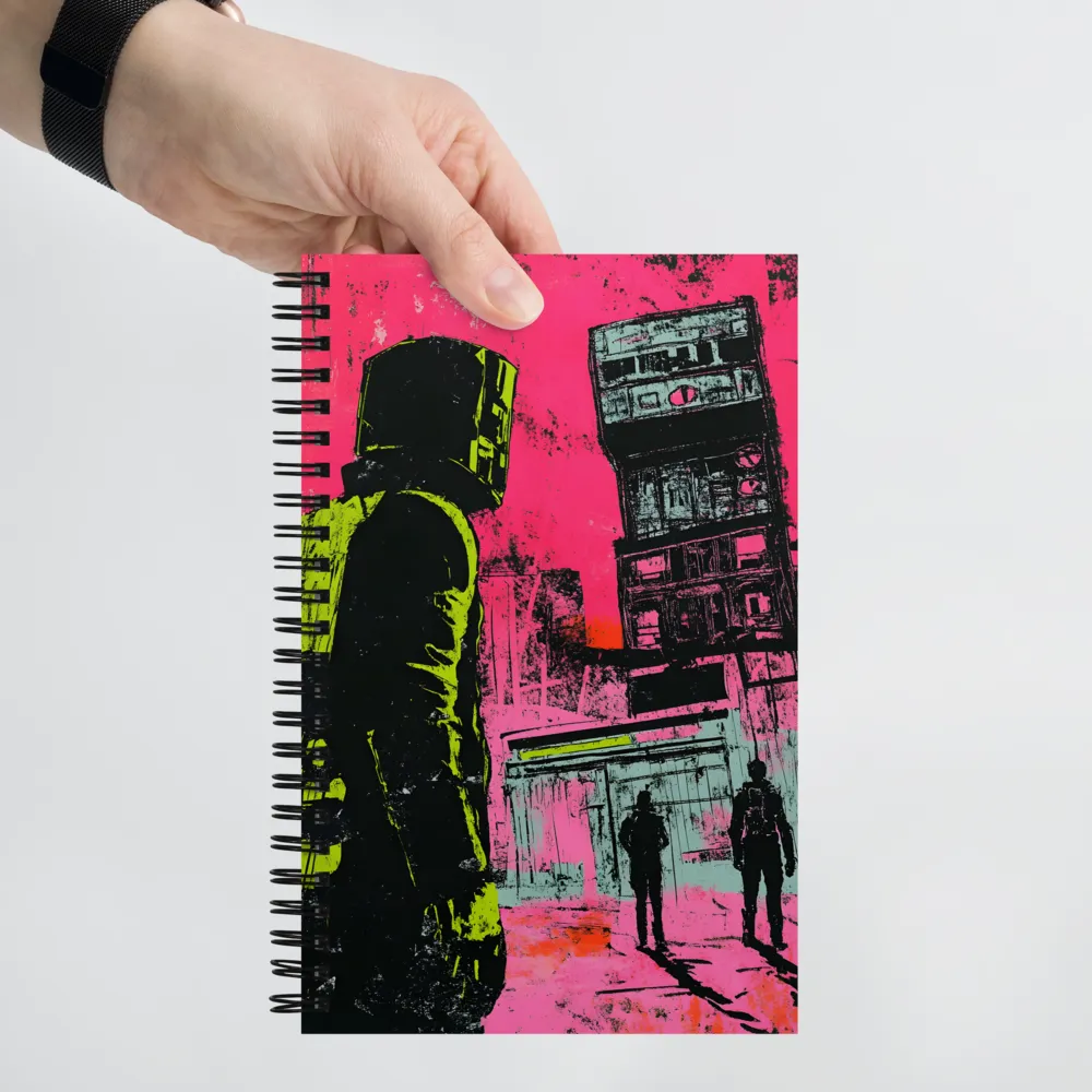 Neon Dystopia 
 Spiral Notebook | 140 pages