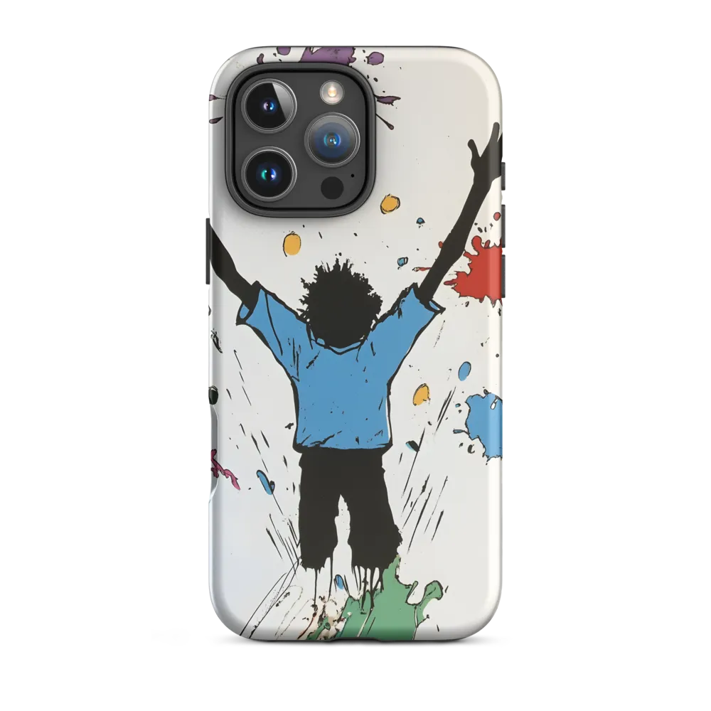 Joyful Child Silhouette | Phone Case