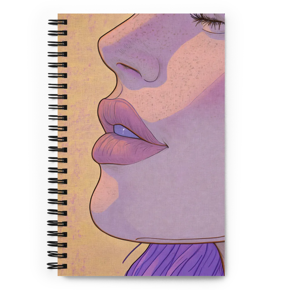 Purple Haze Profile 
 Spiral Notebook | 140 pages