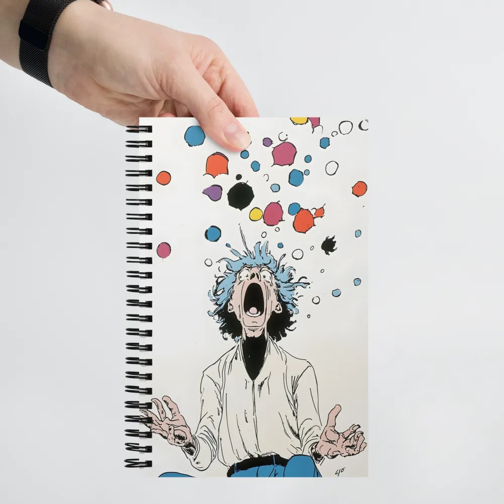 The Outburst of Colors 
 Spiral Notebook | 140 pages