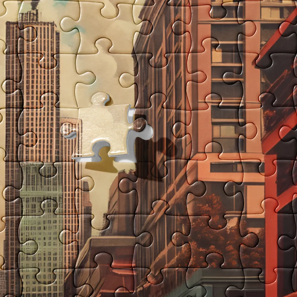 Dystopian Urban Pulse 
 Jigsaw Puzzle