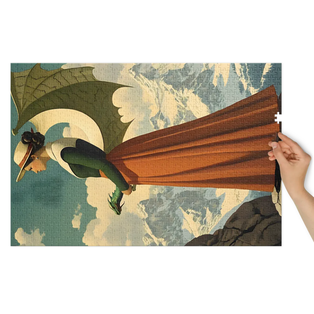 The Dragon Tamer 
 Jigsaw Puzzle in Tin Box