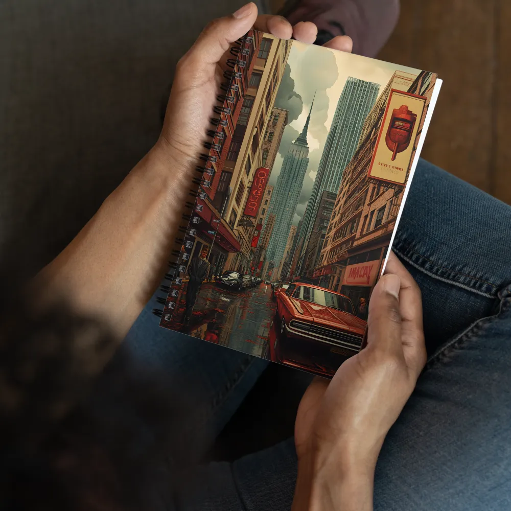 City Reflections in Rain 
 Spiral Notebook | 140 pages
