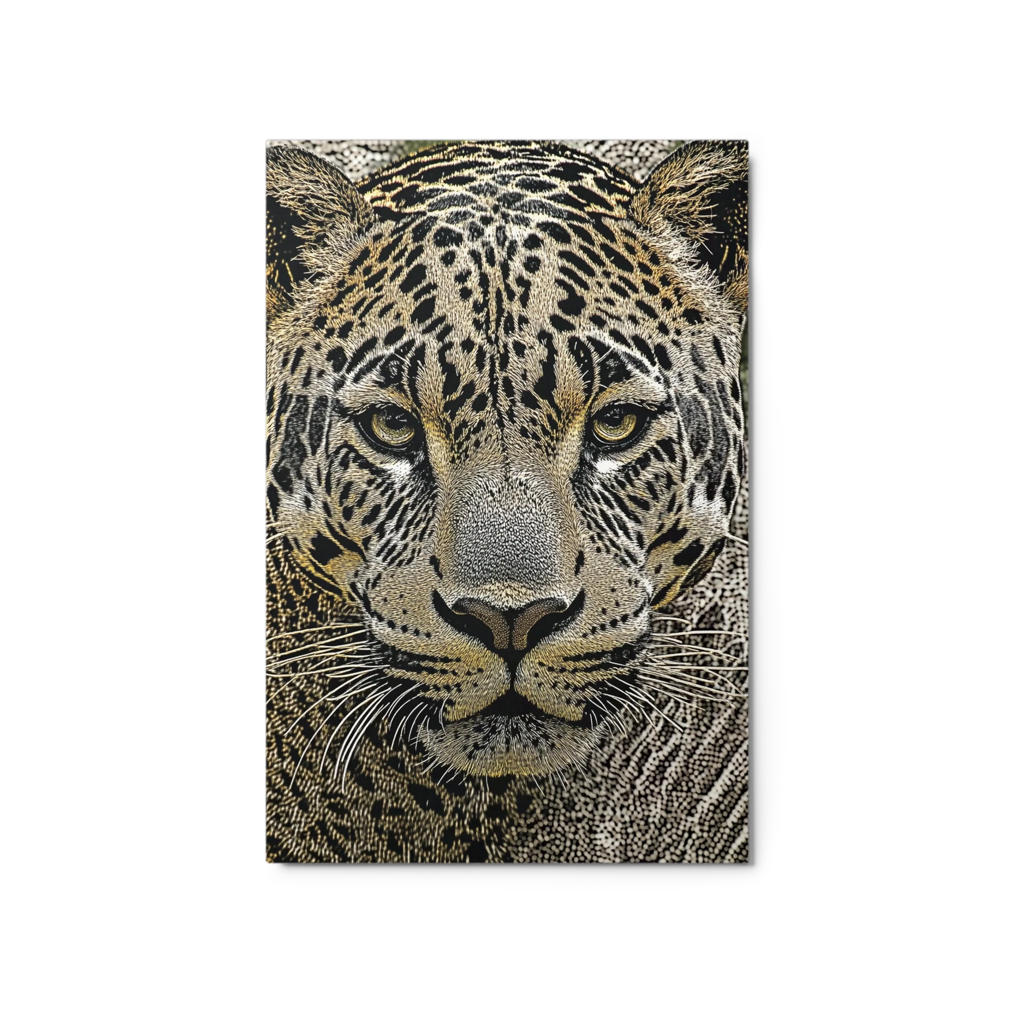 Detailed Leopard Drawing