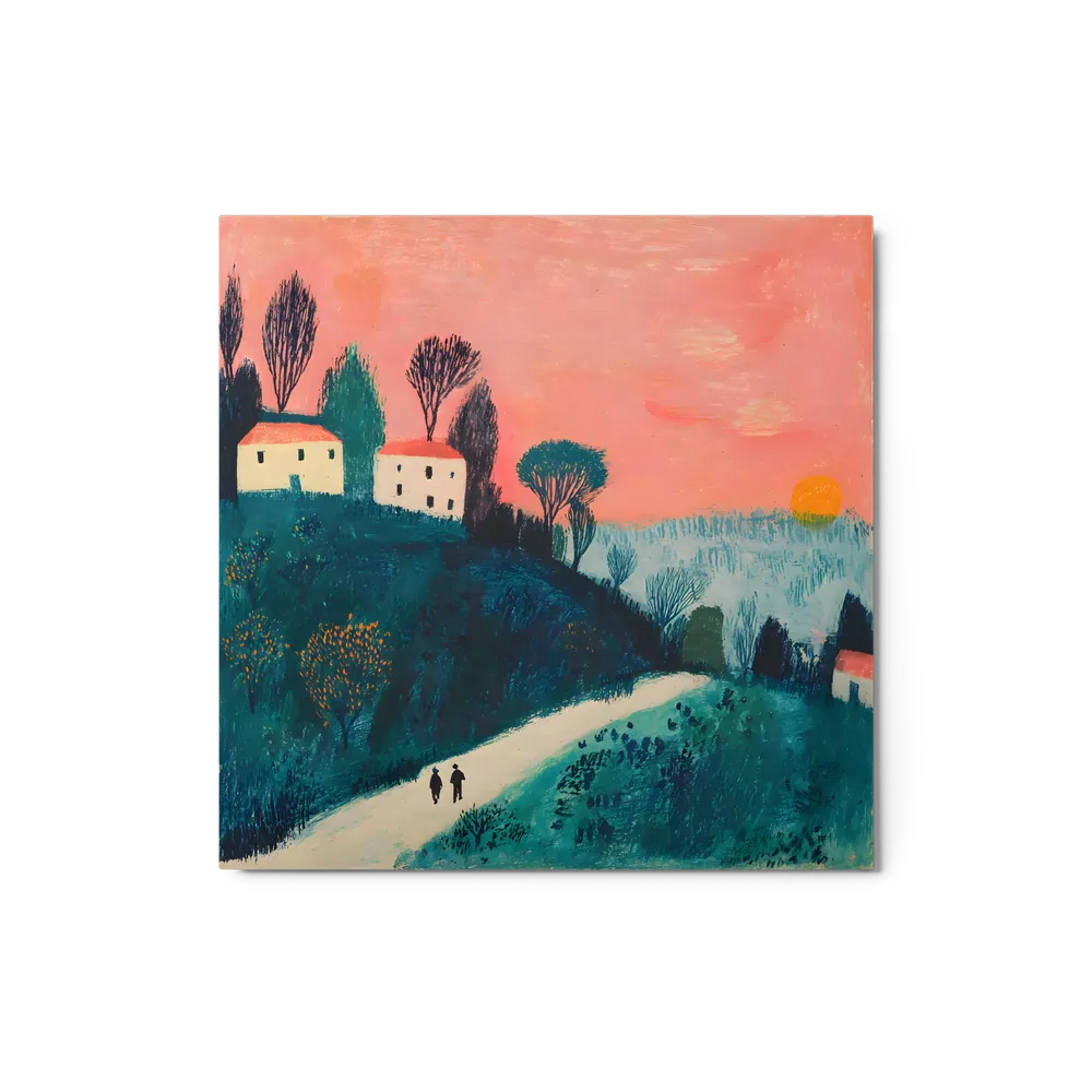 Hillside Sunset Journey | Art Print