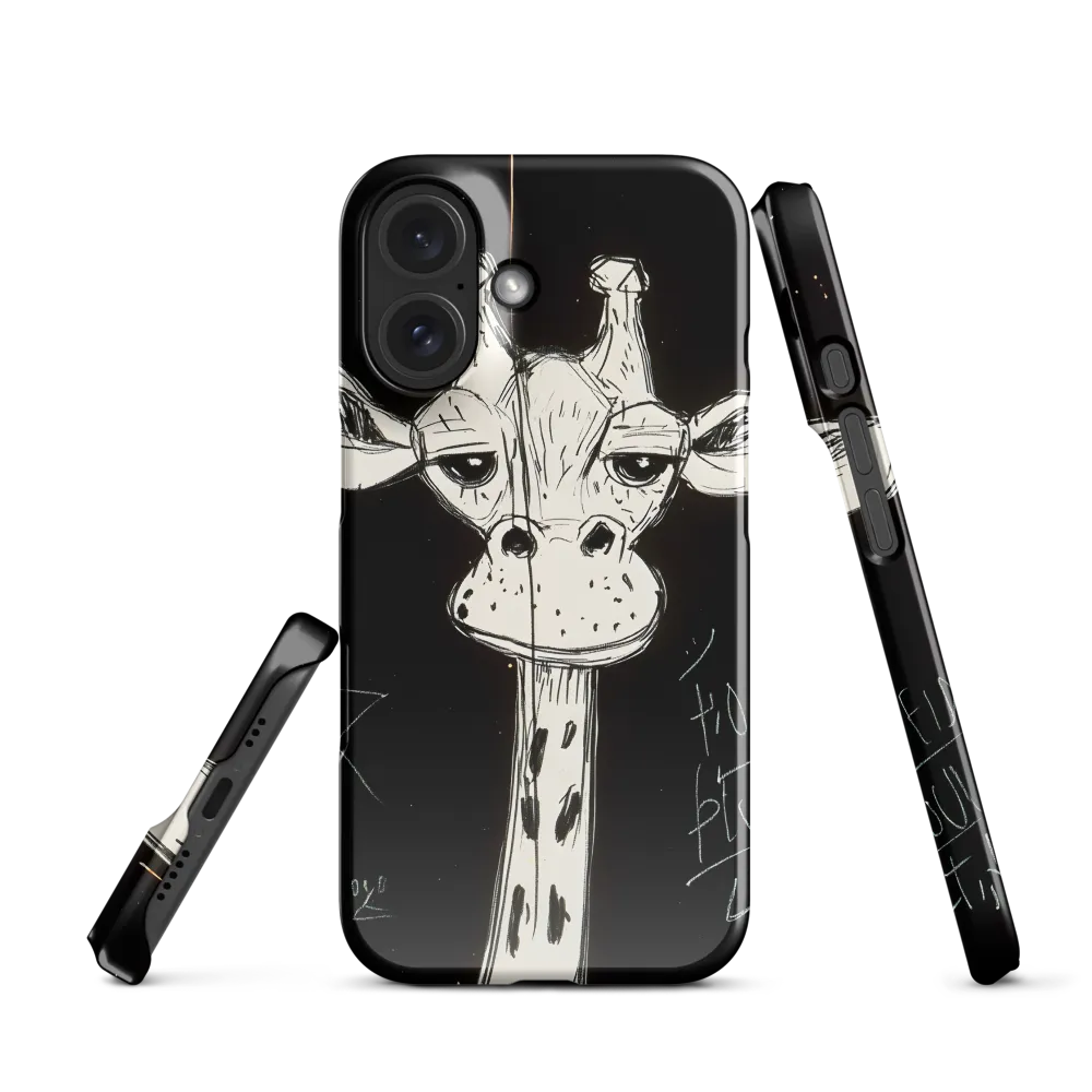 Stylized Giraffe Portrait 
 iPhone 14 Plus | MagSafe® Tough Case