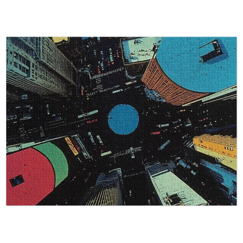 Urban Night Symphony 
 Jigsaw Puzzle in Tin Box