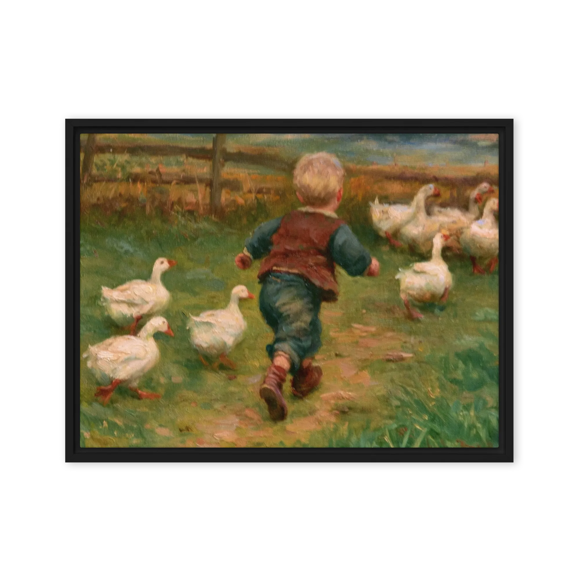 The Texture of Bygone Fields — Impasto oil on canvas
