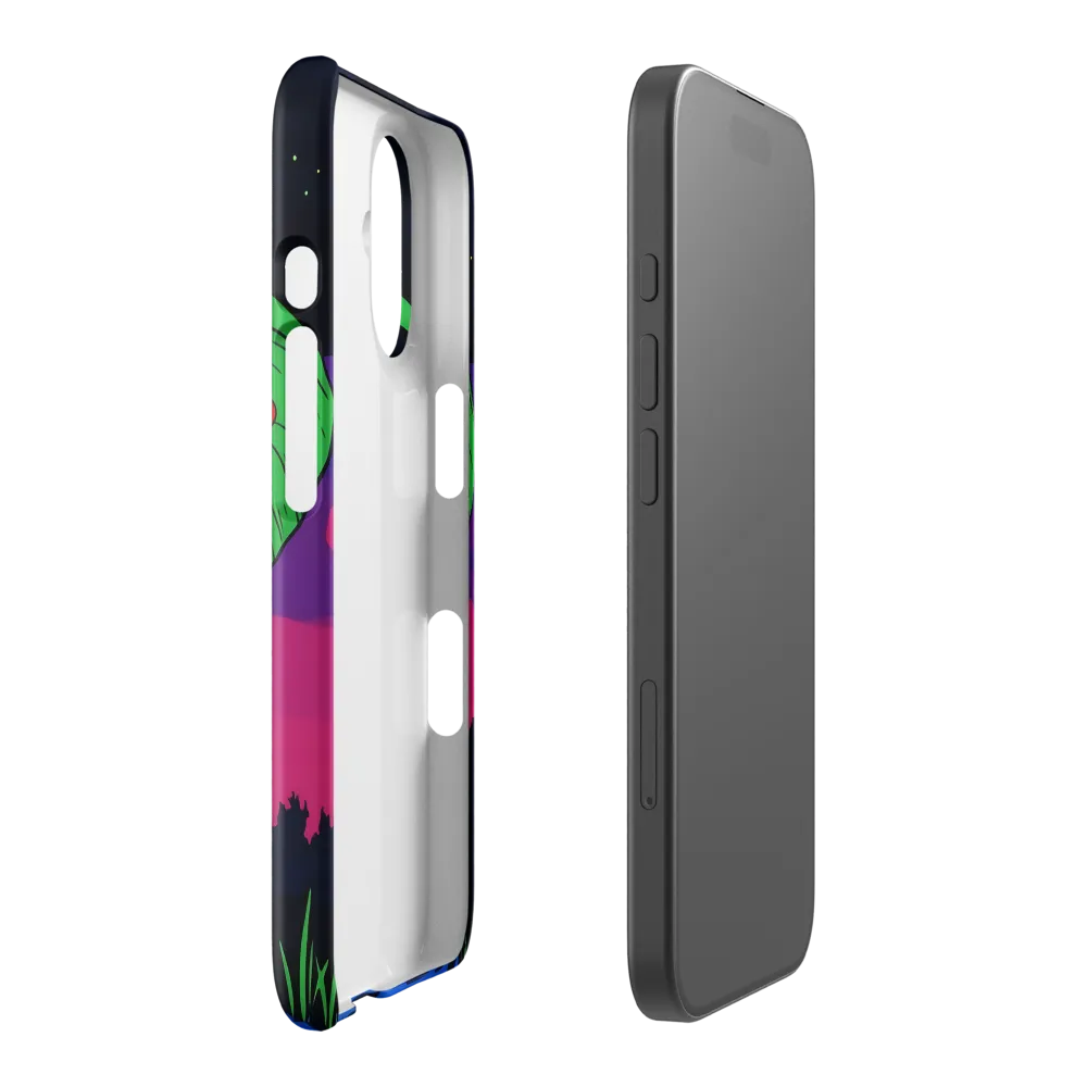 Neon Night Elephant 
 iPhone 11 | Snap Case