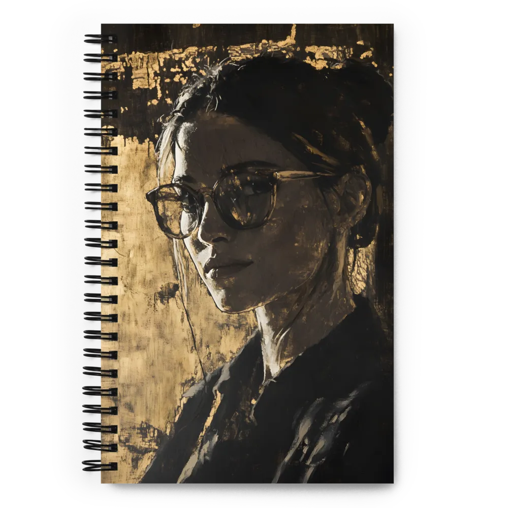 Gilded Contemplation 
 Spiral Notebook | 140 pages