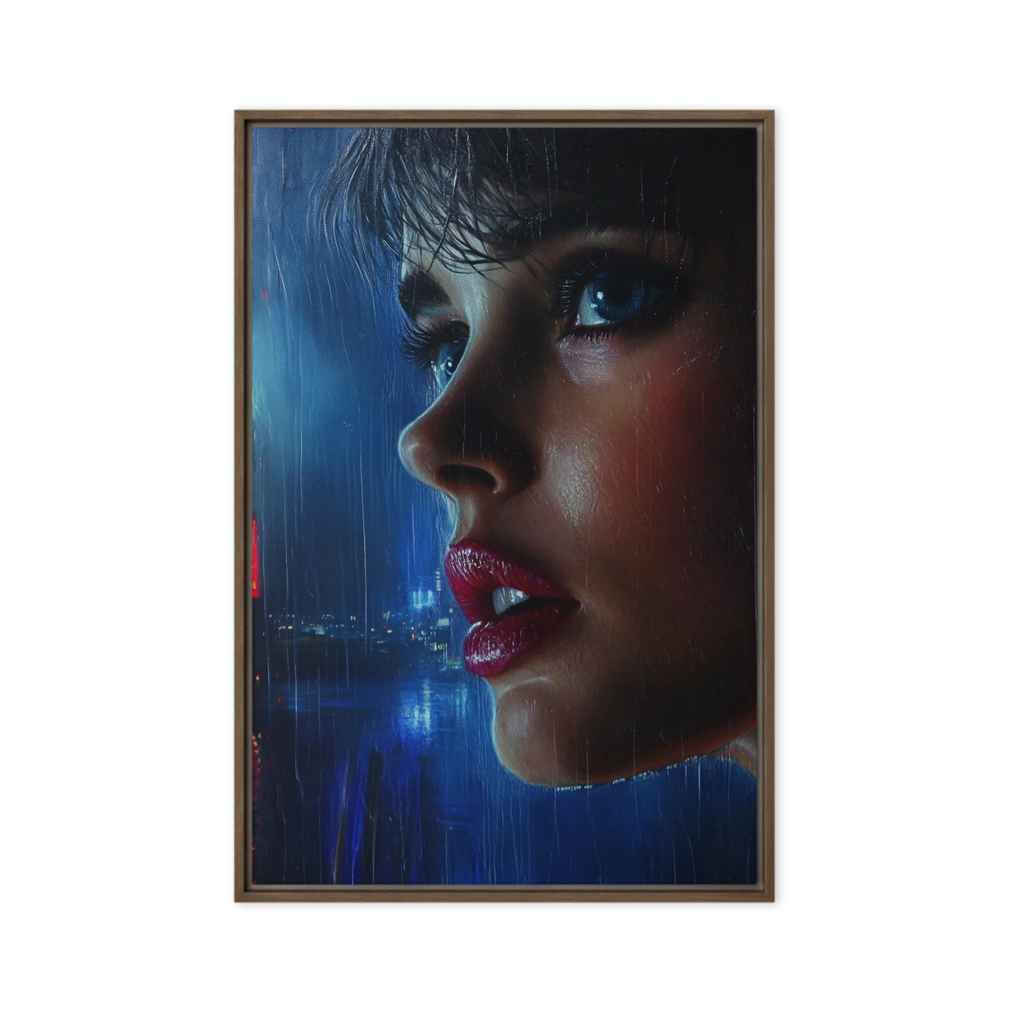 Close-Up Portrait of a Woman