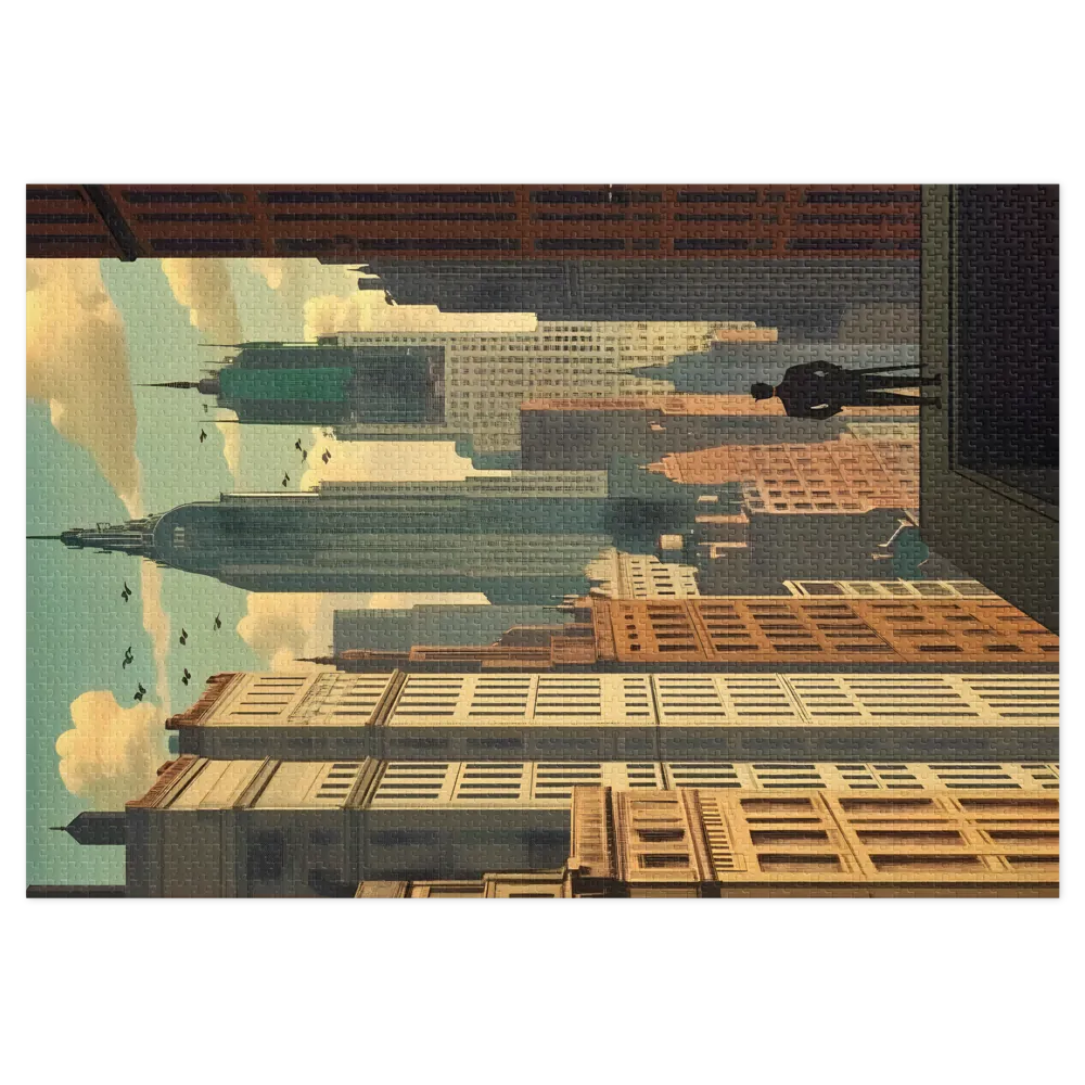 Cityscape with Skyscrapers | Jigsaw Puzzle (252/520 pieces)