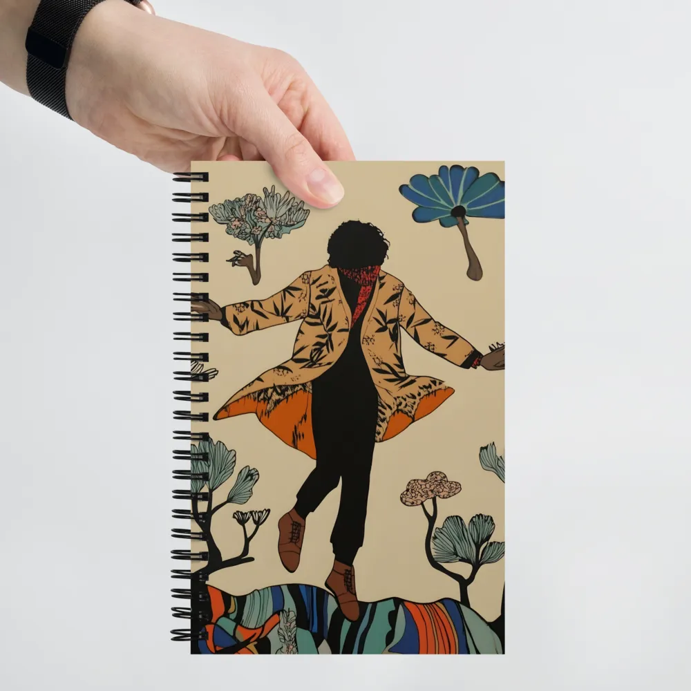 Patterned Wanderer 
 Spiral Notebook | 140 pages