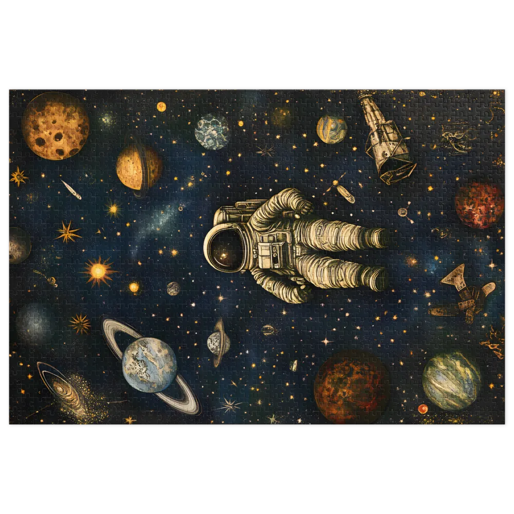 Cosmic Wanderer 
 Jigsaw Puzzle in Tin Box