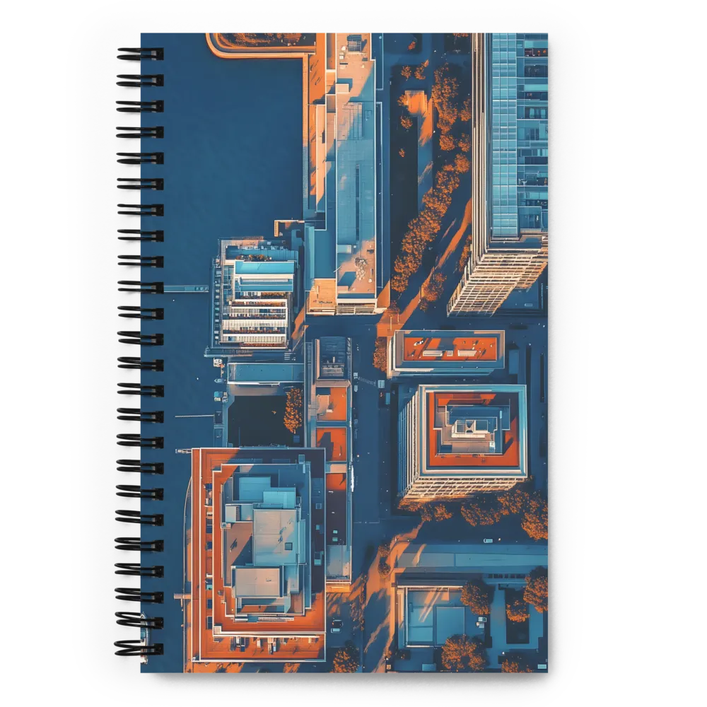 Urban Waterfront Dawn 
 Spiral Notebook | 140 pages