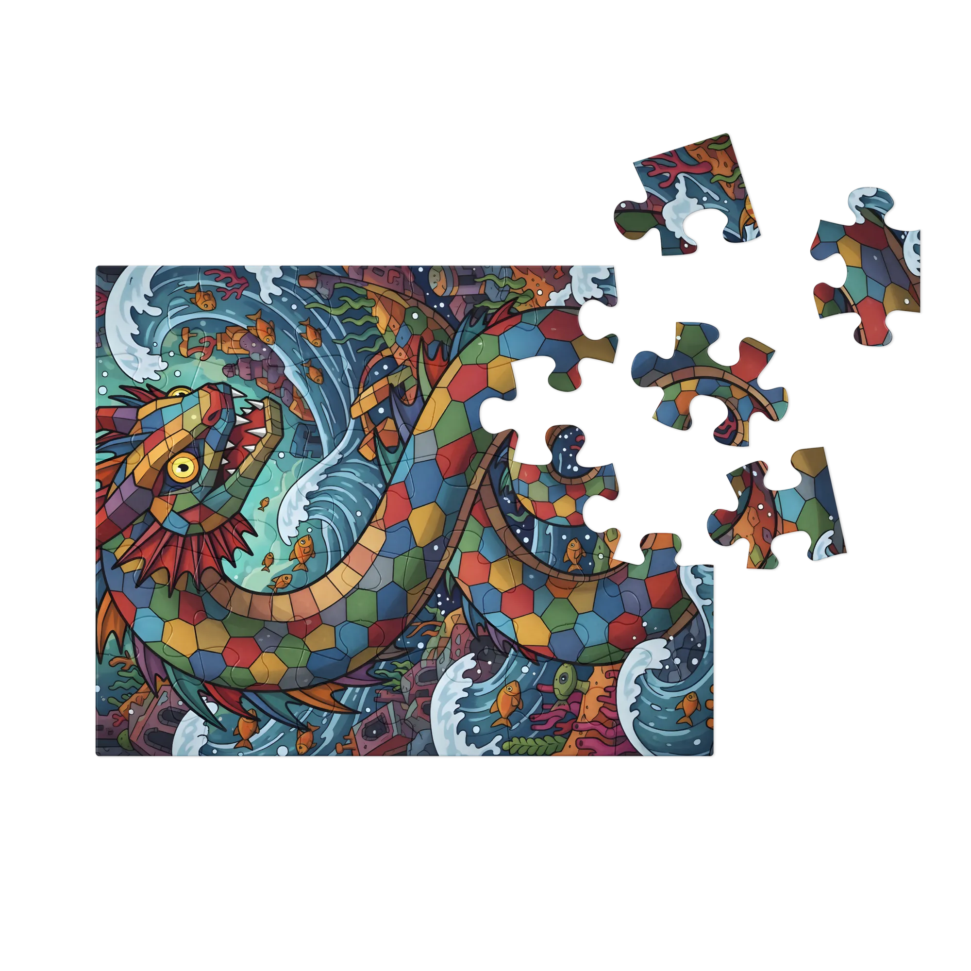 Mosaic Sea Serpent
