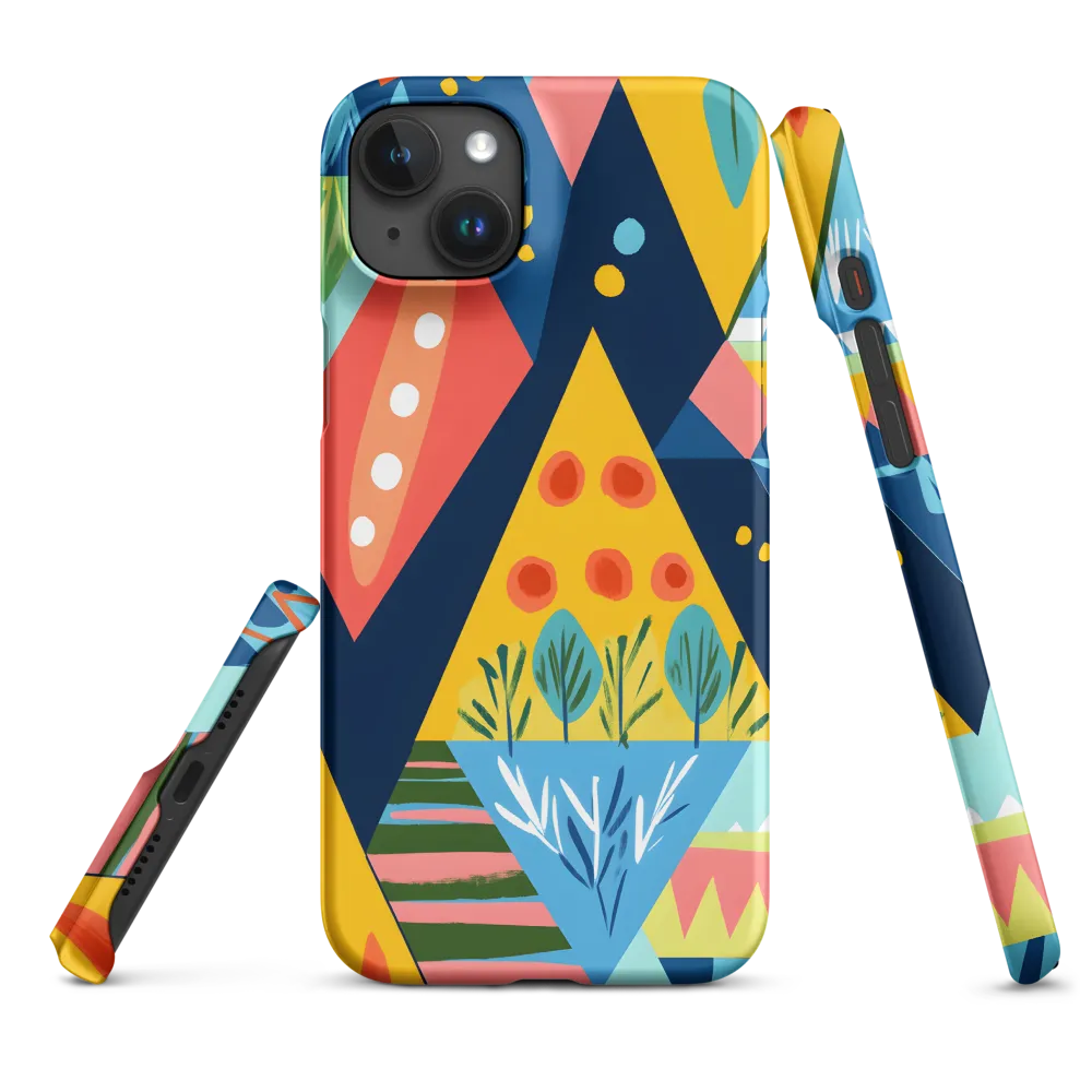Abstract Geometric Floral Design | Phone Case