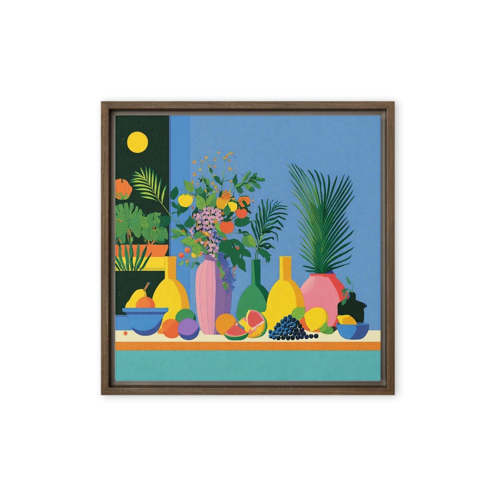 Midnight Botanical Still Life | Art Print