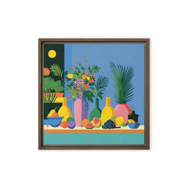 Midnight Botanical Still Life | Art Print