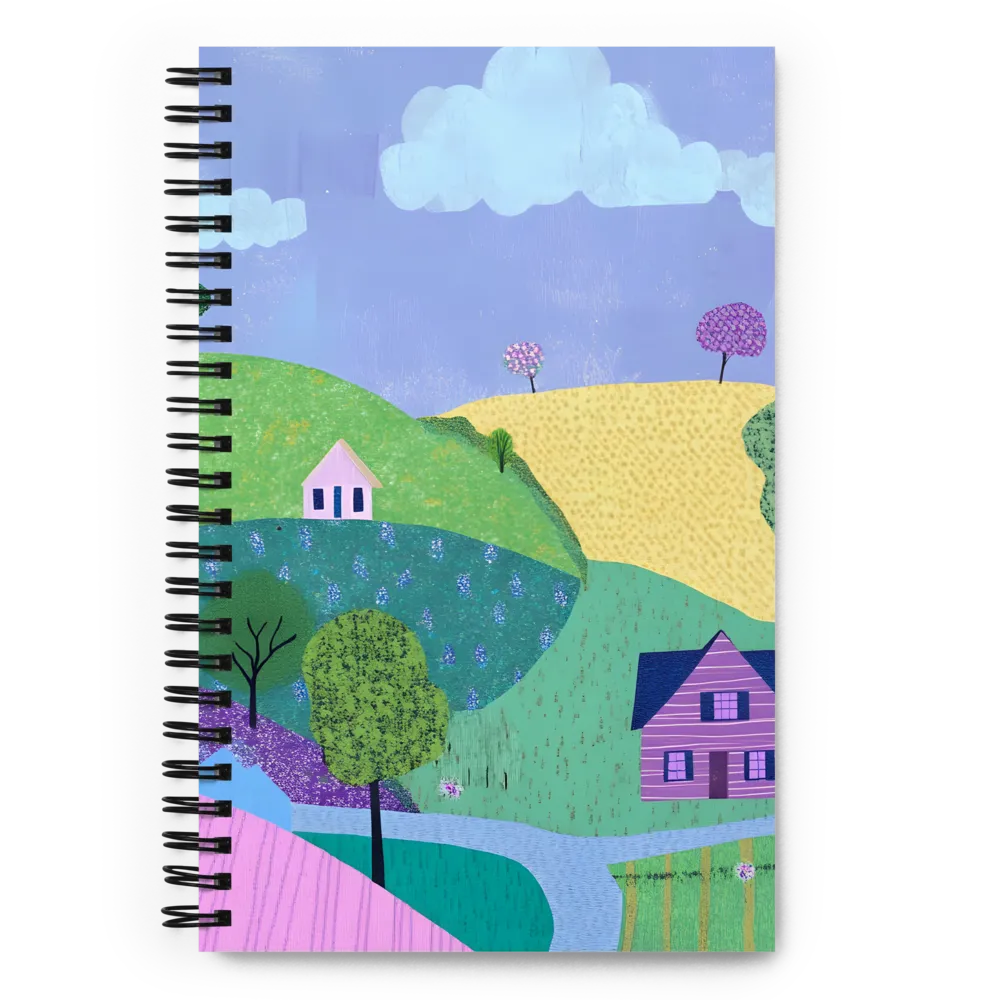 Whimsical Hills and Quaint Homes