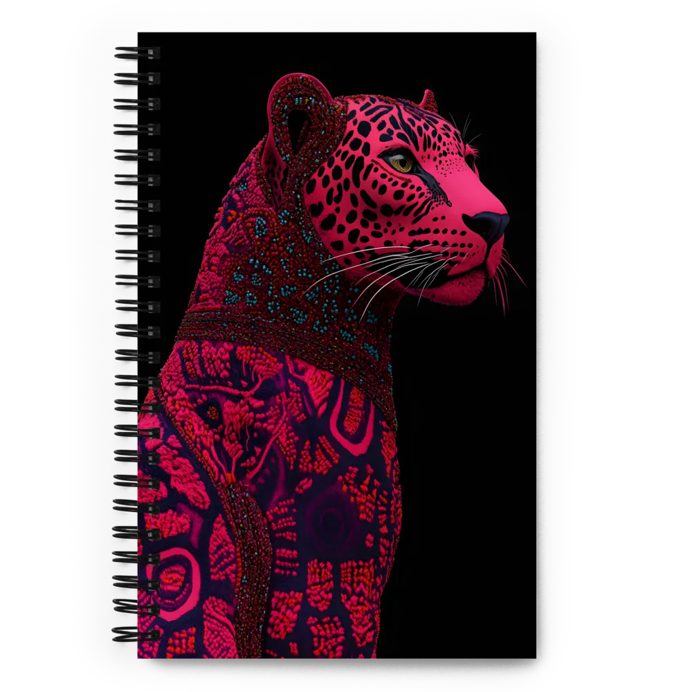Radiant Mosaic Jaguar 
 Spiral Notebook | 140 pages
