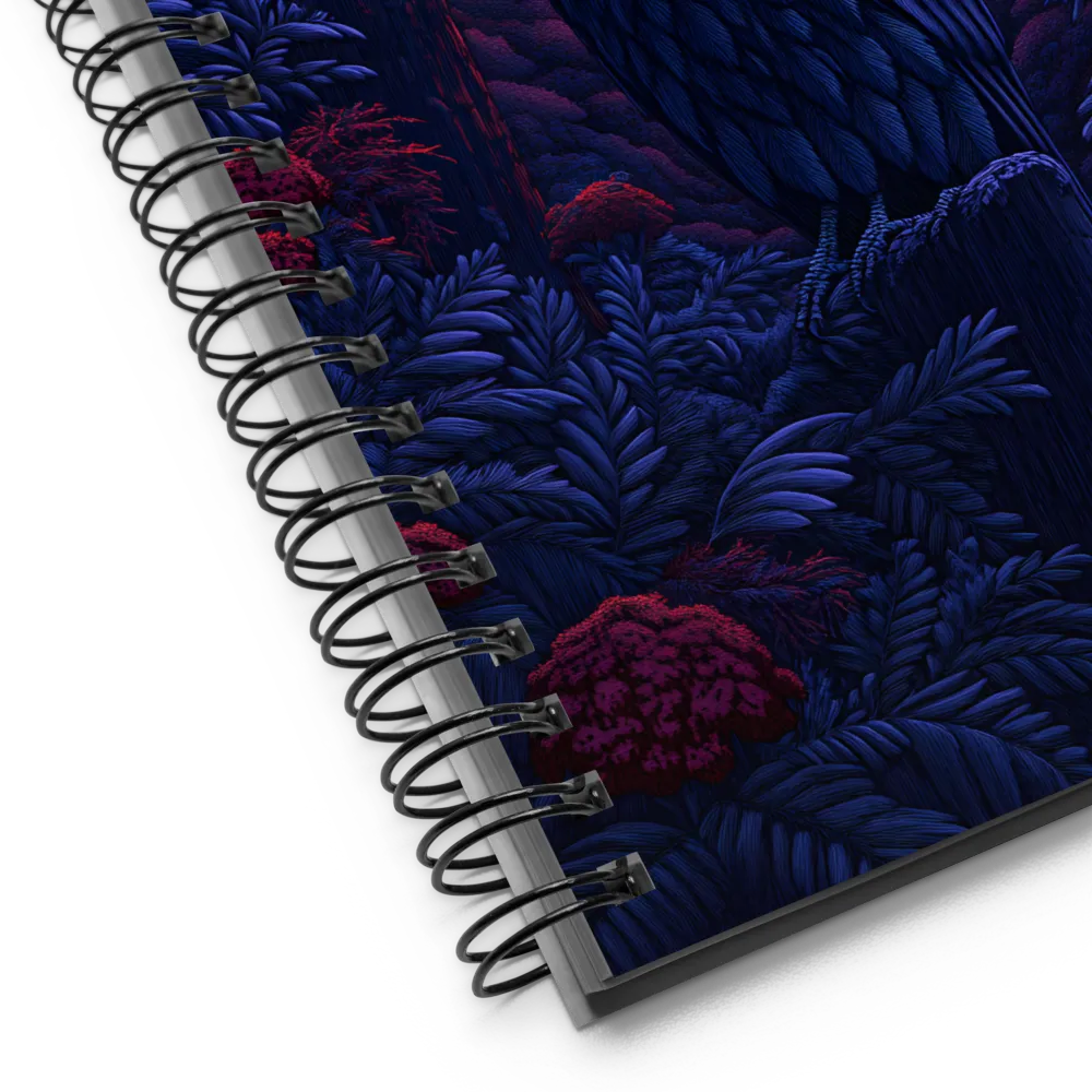 Crimson-Eyed Guardian 
 Spiral Notebook | 140 pages