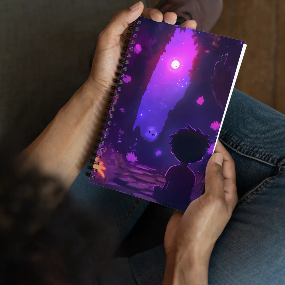 Whispers of the Lumina Forest 
 Spiral Notebook | 140 pages