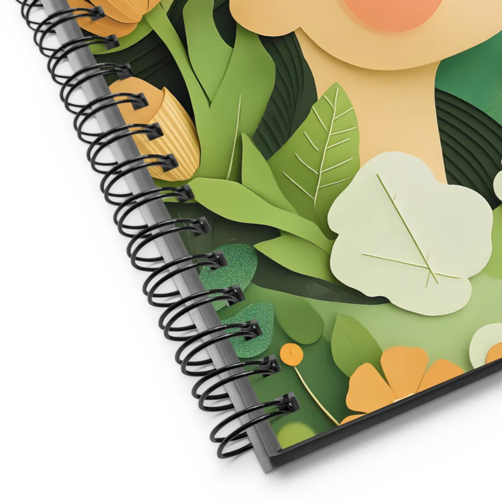 Botanical Serenity 
 Spiral Notebook | 140 pages