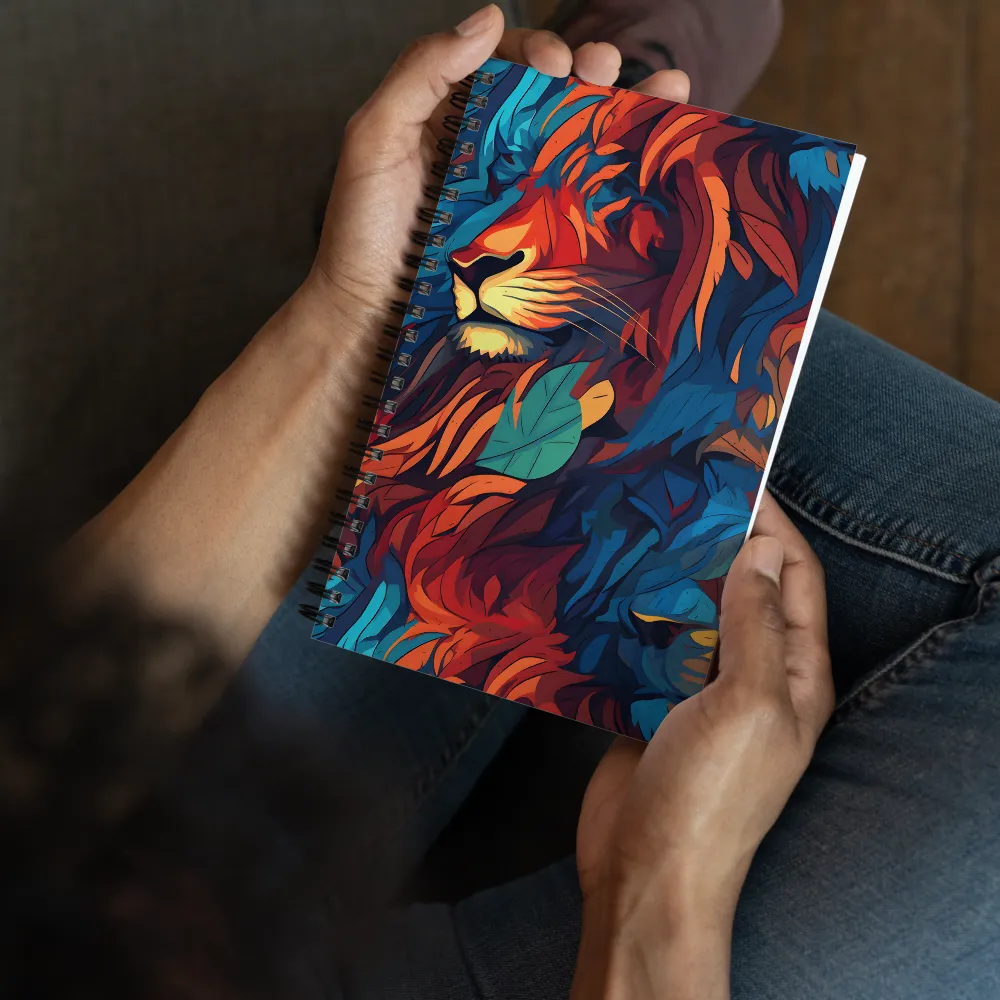 Harmony of Strength: The Lion and Nature