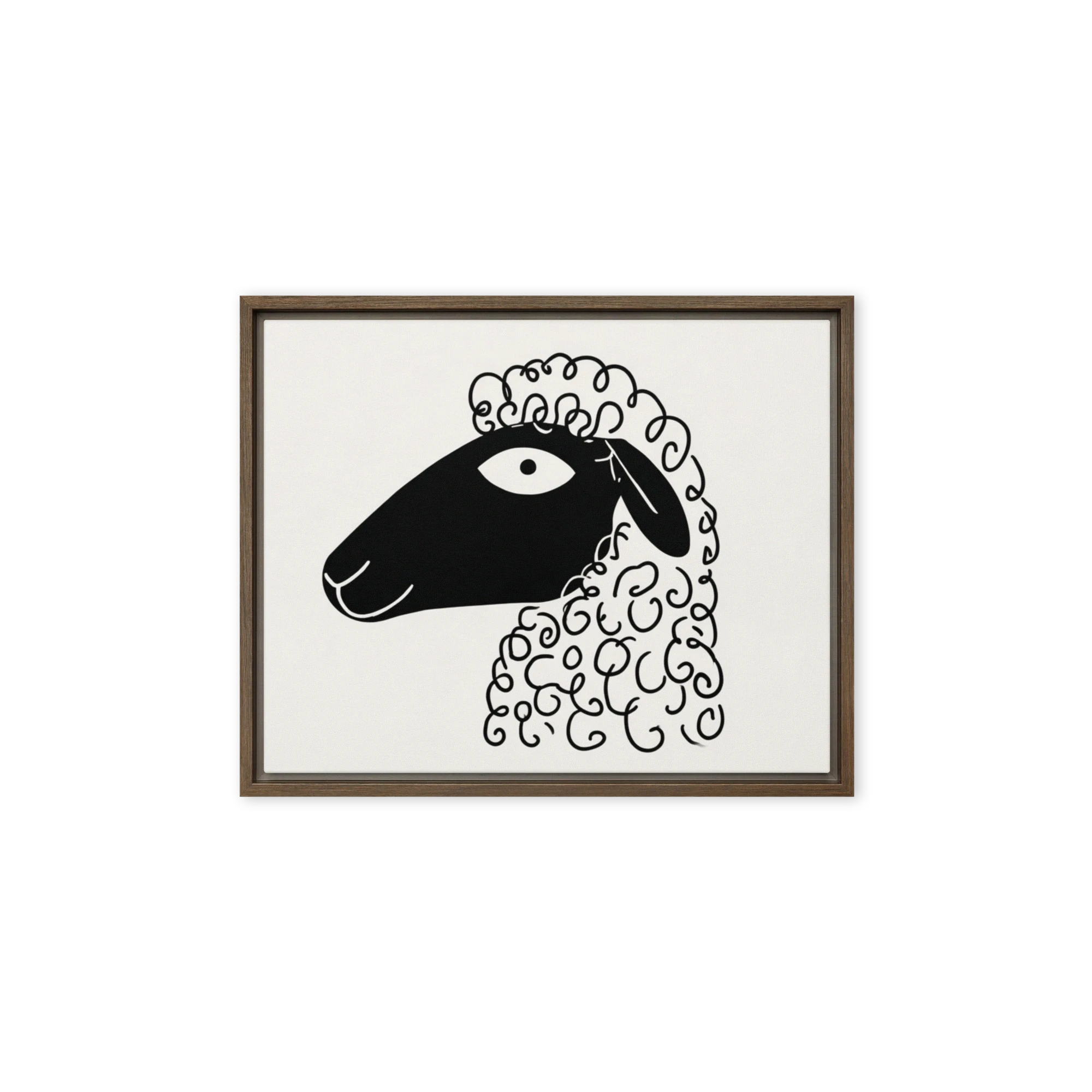 Curly Wool Sheep | Art Print