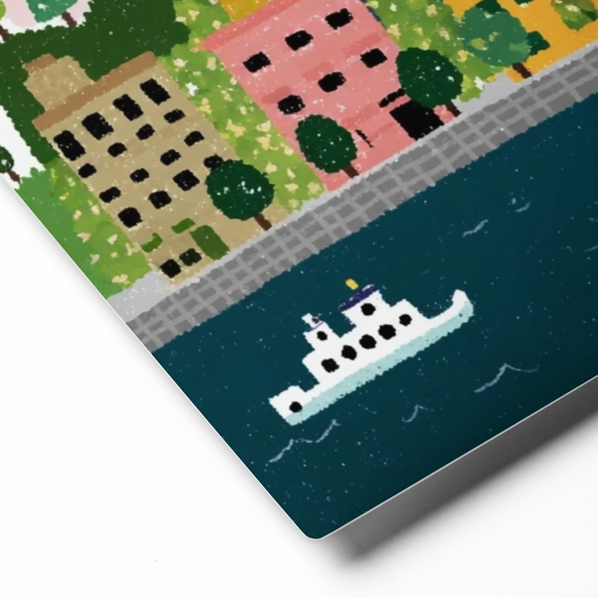 Waterfront Cityscape | Art Print