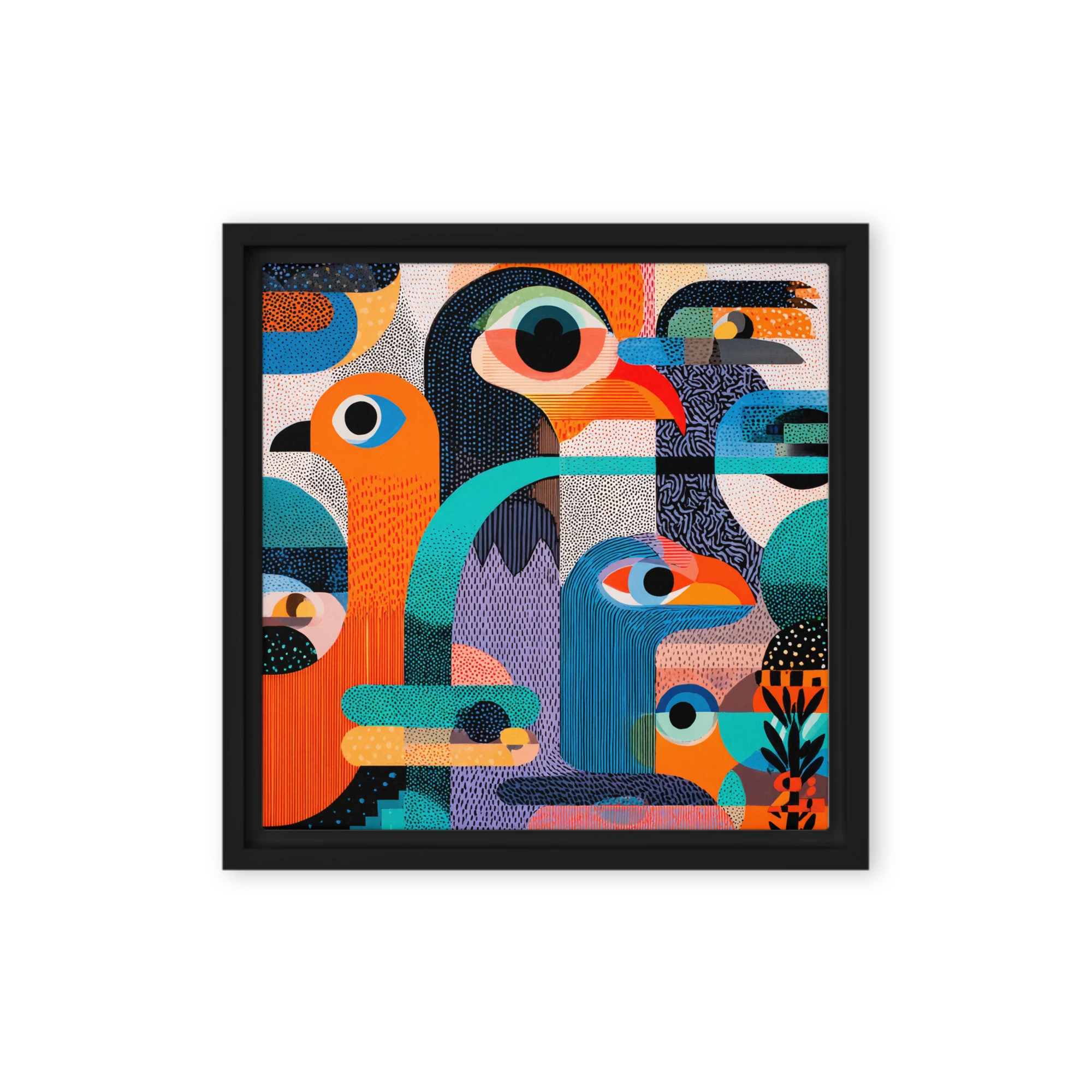 Playful Geometric Birds