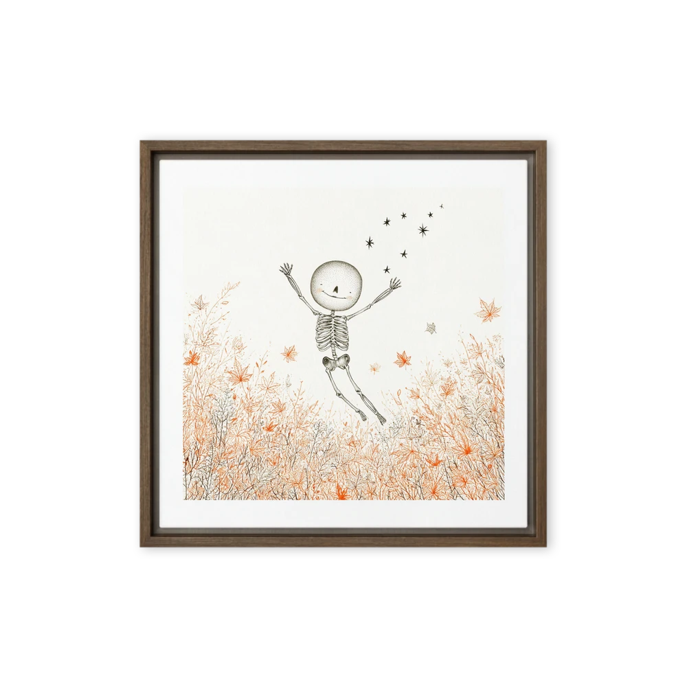 Dancing in Autumn Leaves | Art Print