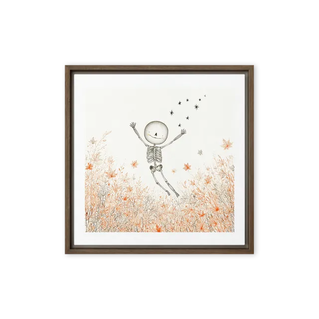 Dancing in Autumn Leaves | Art Print