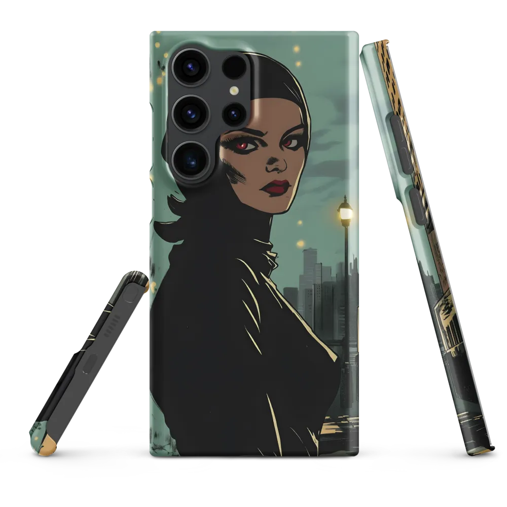 Female Figure in Black | Phone Case