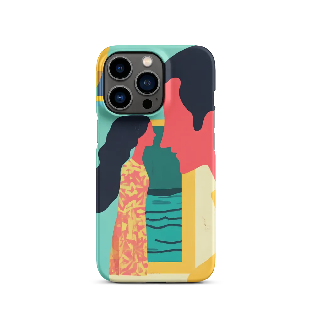 Modern Figures by a Window | Phone Case