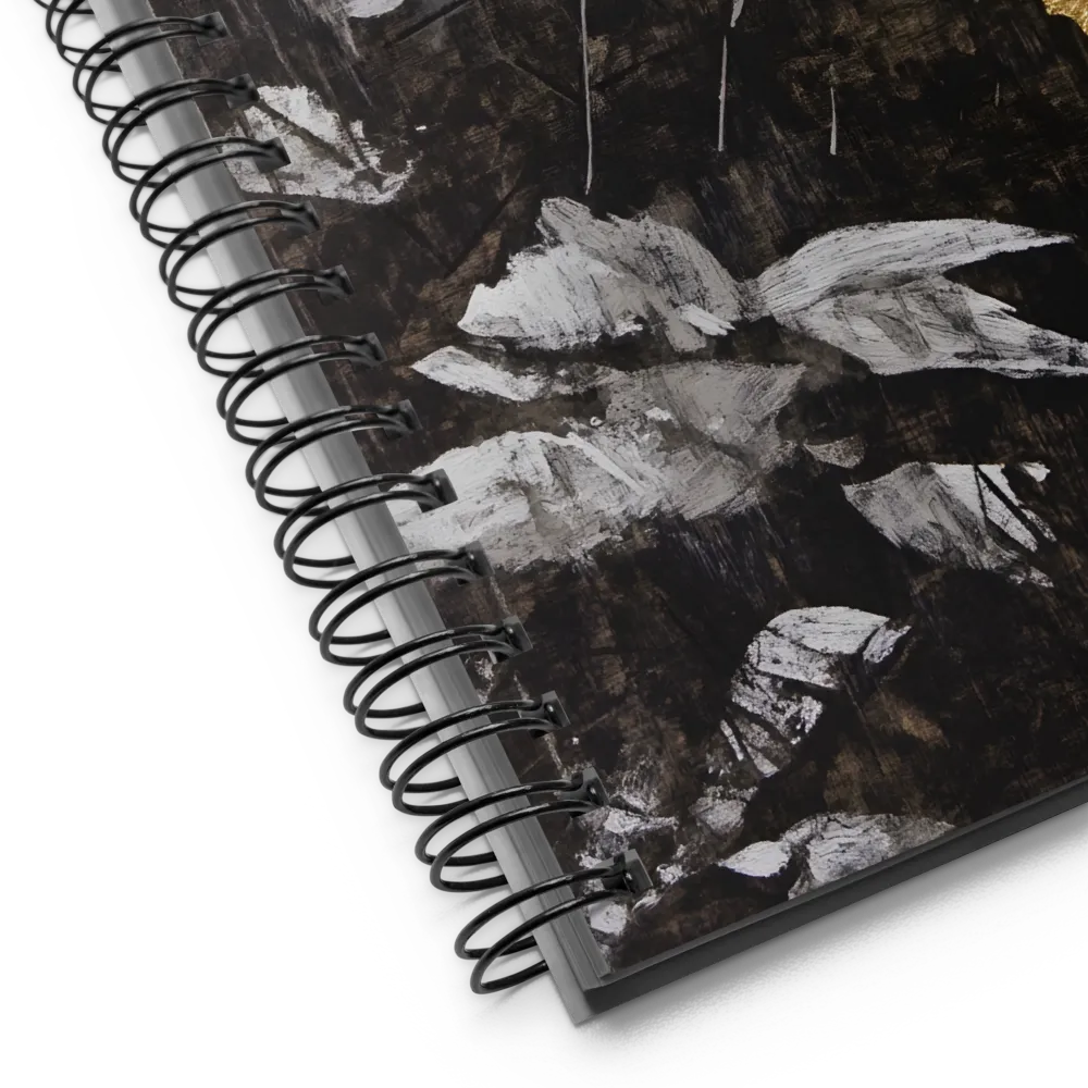 Golden Bloom Nocturne 
 Spiral Notebook | 140 pages
