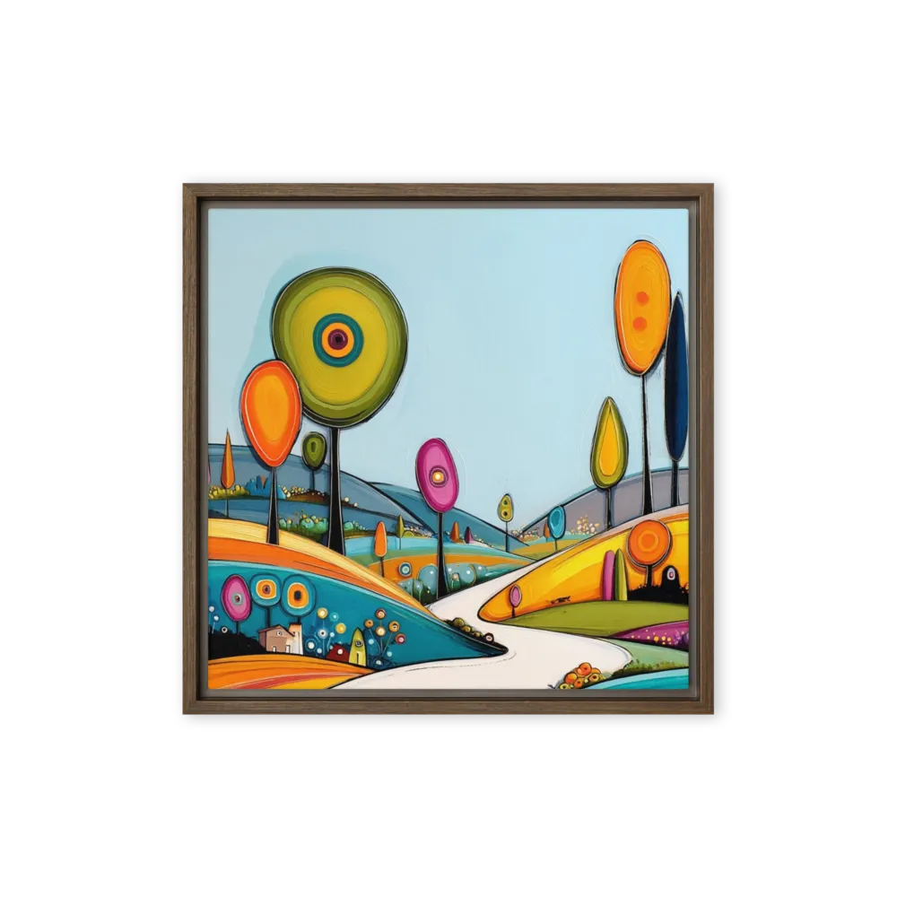 Concentric Trees and Winding Path | Art Print