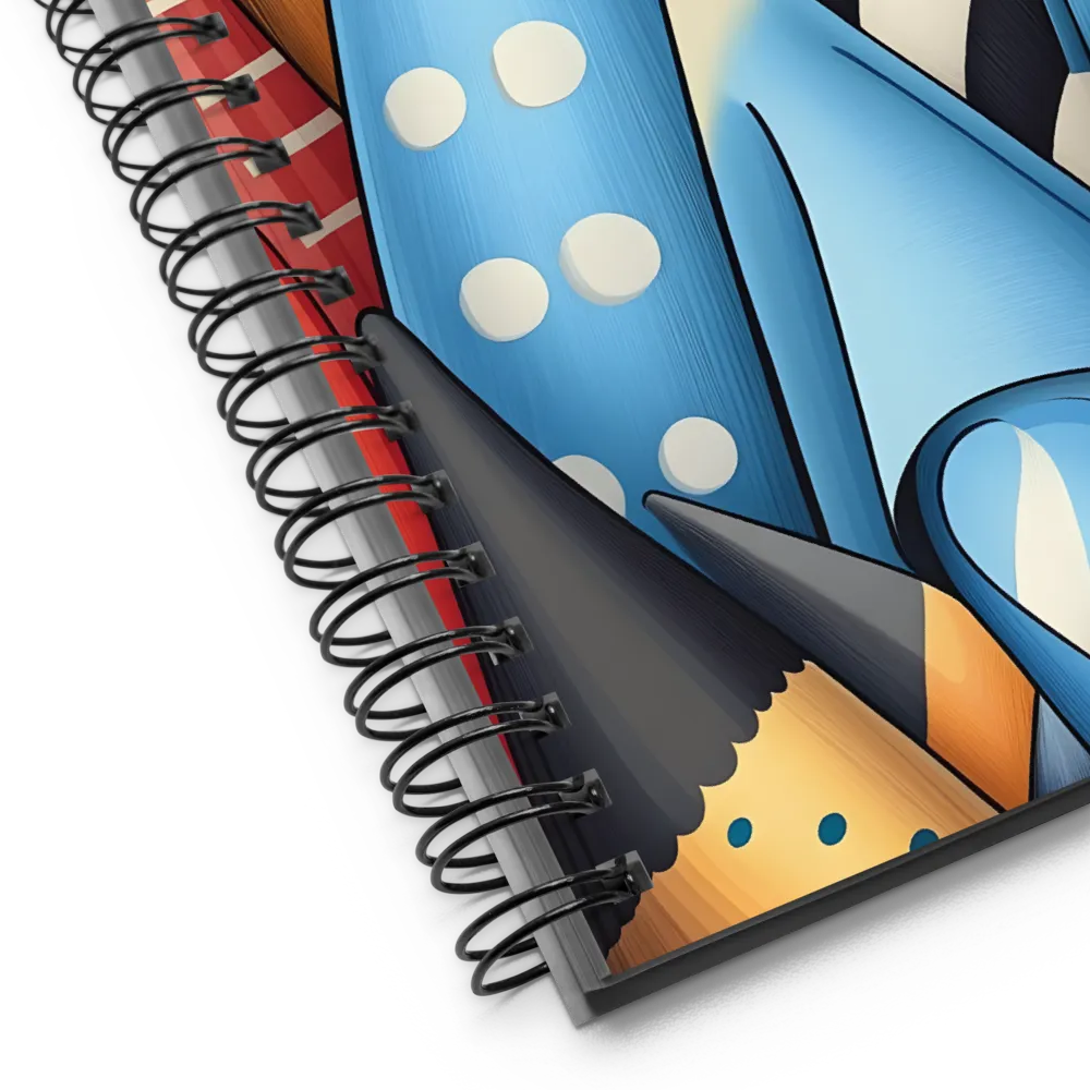 Stacked Cone Celebration 
 Spiral Notebook | 140 pages
