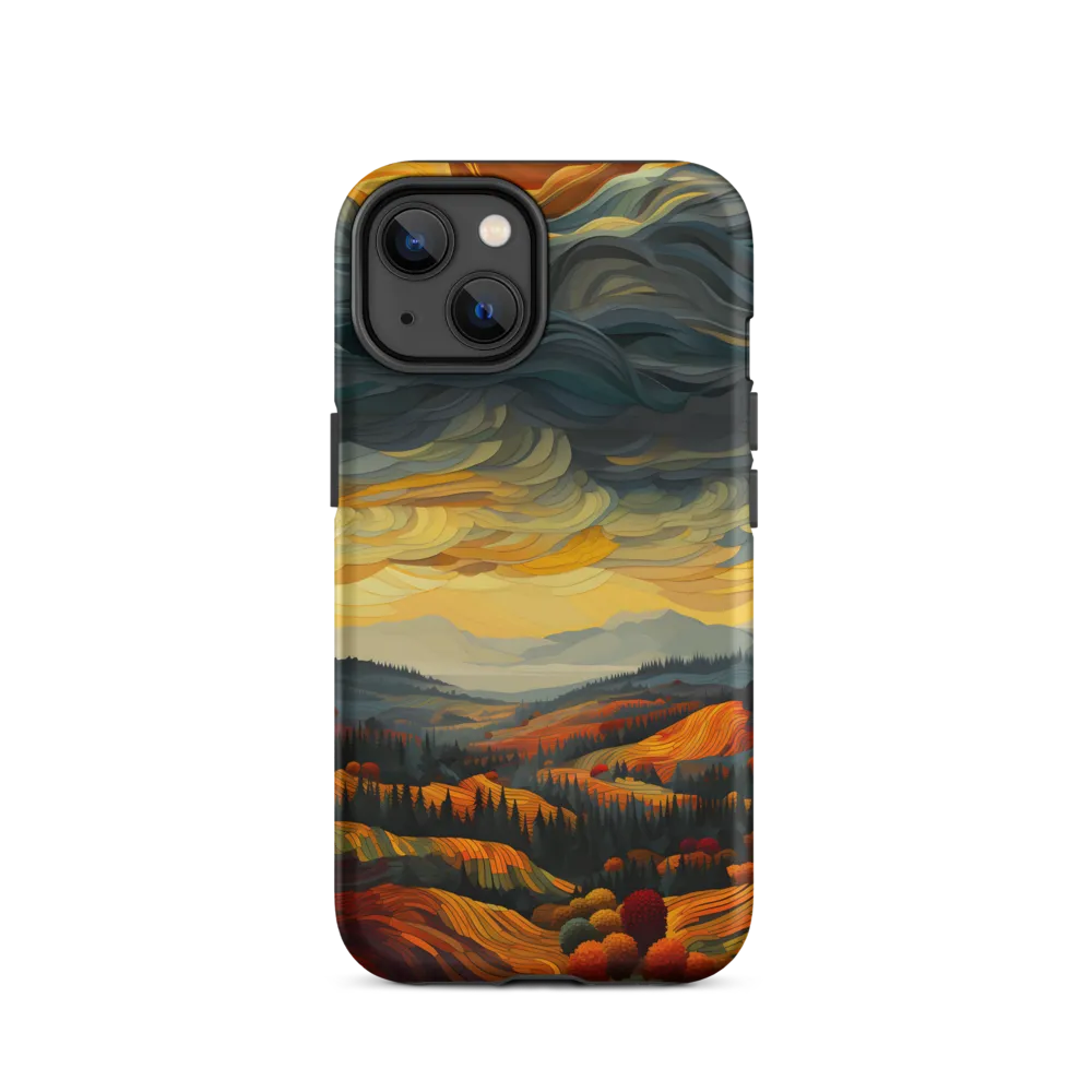 Abstract Digital Landscape | Phone Case